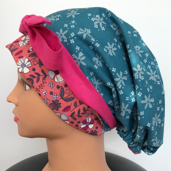 Scrub CAP/HAT *Reversible *Long Ties NWOT - Picture 2 of 15